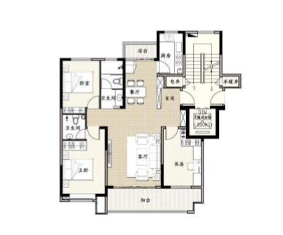 125莒县信德家园125户型