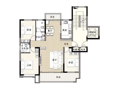 130莒县信德家园130户型