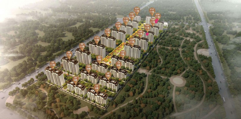 莒县悦隽一品鸟瞰图