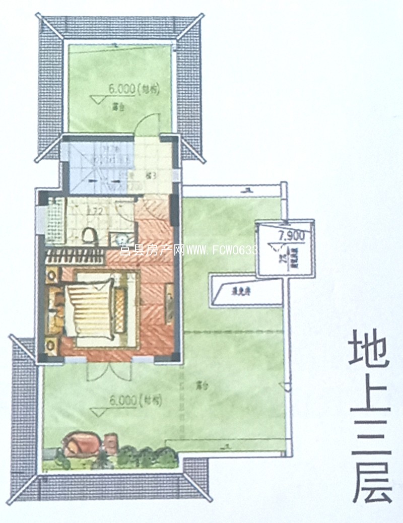 聚龙温泉康养小镇叠墅户型 