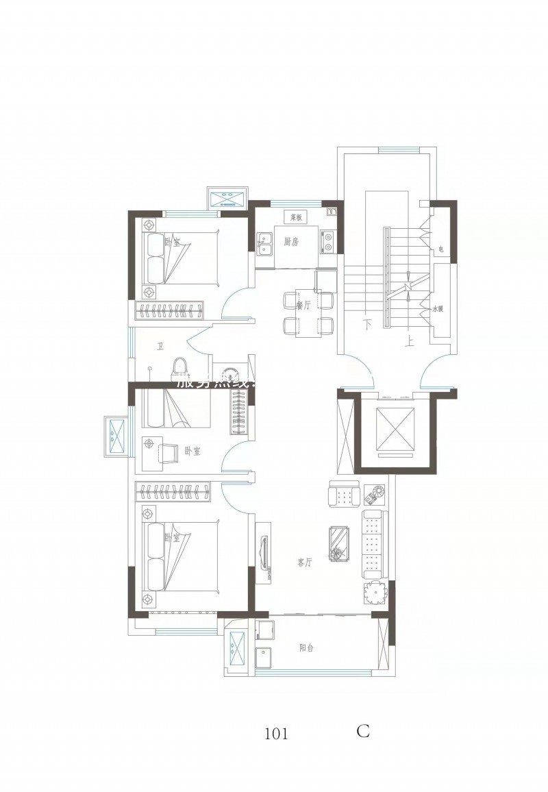 莒县建兴花园户型图