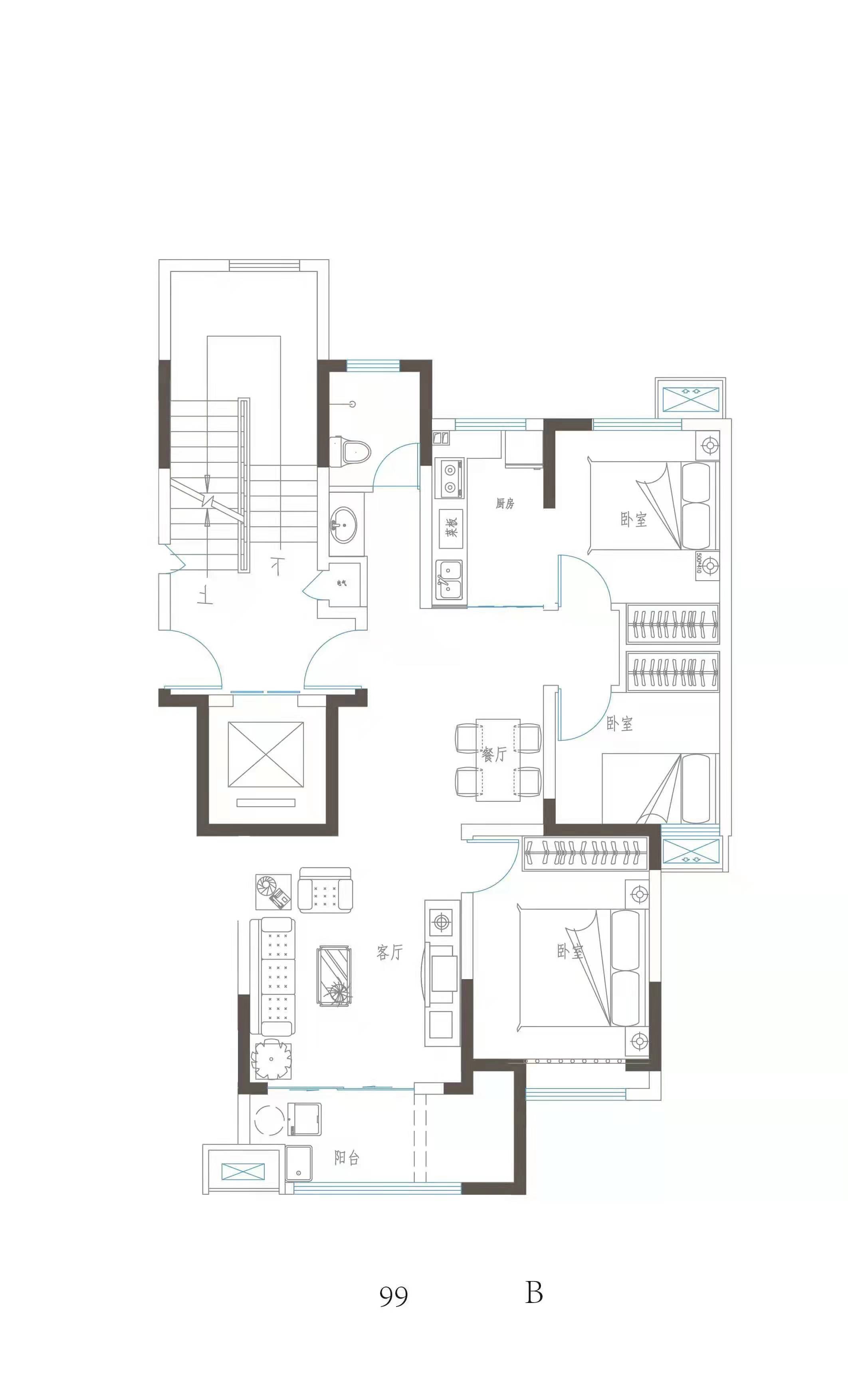 99莒县建兴花园99平米