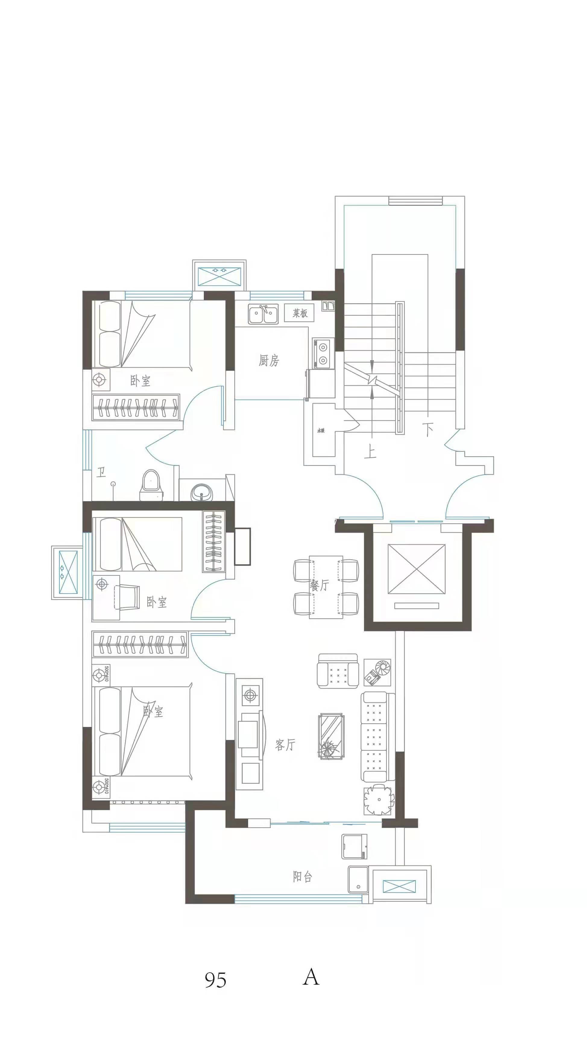 95莒县建兴花园95平米