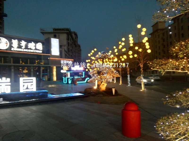 莒县尊亨瑞园夜景